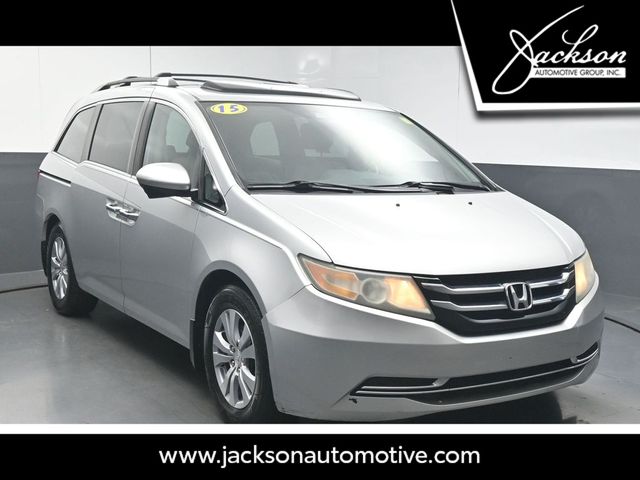 Alabaster Silver Metallic 2015 Honda Odyssey Minivan Front-Wheel Drive 6-Speed Automatic