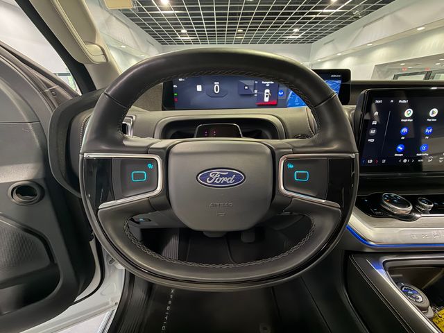 2025 Ford Expedition Max Platinum White at Bob King Buick GMC