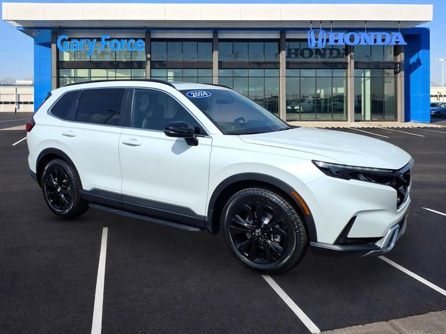 White 2024 Honda CR-V Hybrid Sport Touring AWD SUV / Crossover All-Wheel Drive Continuously Variable Transmission
