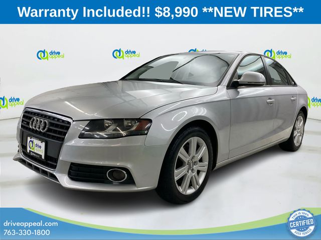 Ice Silver Metallic 2009 Audi A4 Sedan 6-Speed Automatic