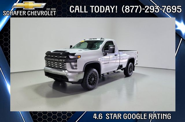 Summit White 2022 Chevrolet Silverado 2500HD Pickup Truck Four-Wheel Drive 6-Speed Automatic