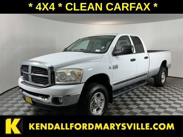 Bright White 2007 Dodge RAM 3500 Pickup Truck Four-Wheel Drive 6-Speed Automatic