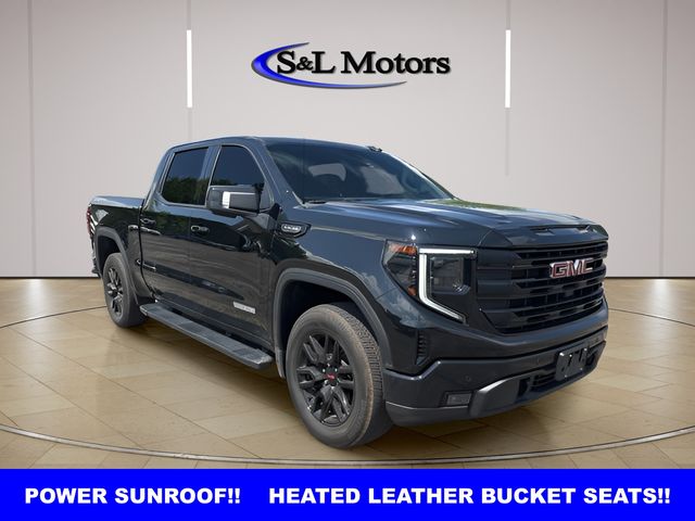 Onyx Black 2024 GMC Sierra 1500 Elevation Crew Cab 4WD Pickup Truck Four-Wheel Drive Automatic