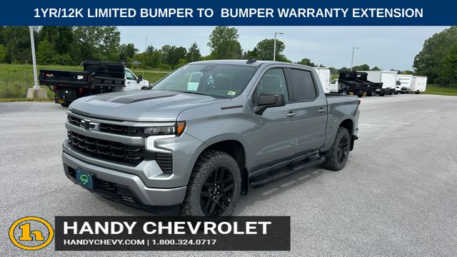 Sterling Gray Metallic 2024 Chevrolet Silverado 1500 Pickup Truck Four-Wheel Drive Automatic