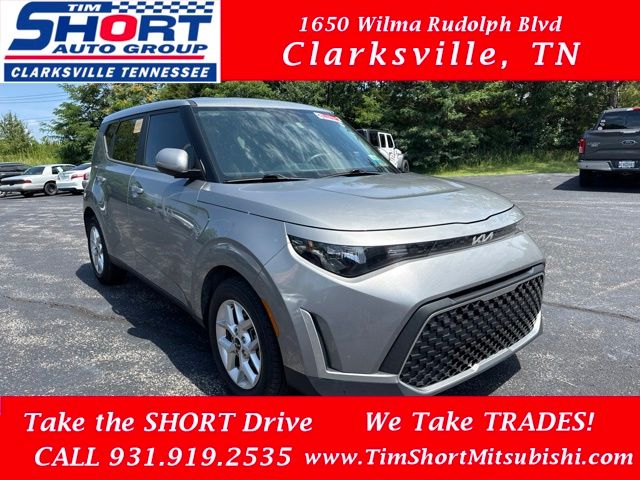 Steel Gray 2024 Kia Soul SUV / Crossover Front-Wheel Drive Continuously Variable Transmission