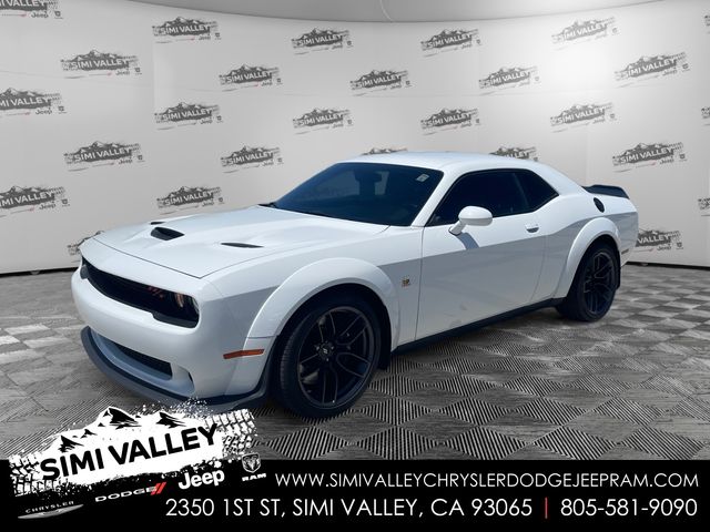 White 2021 Dodge Challenger R/T Scat Pack Widebody RWD Coupe Rear-Wheel Drive 8-Speed Automatic