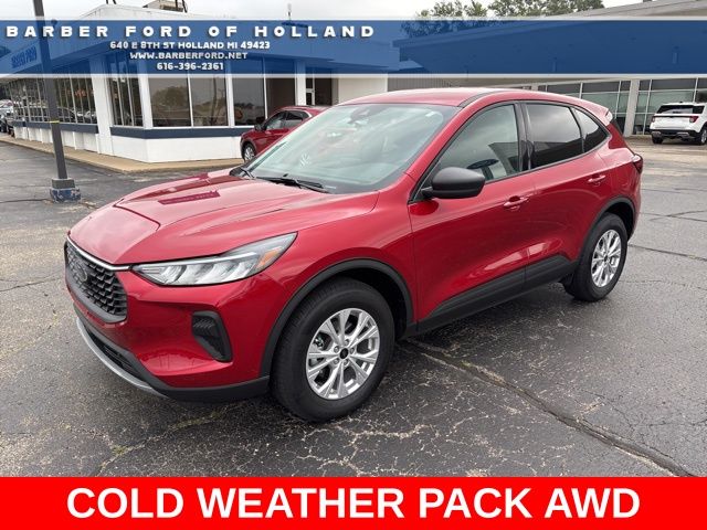 Rapid Red Metallic Tinted Clearcoat 2025 Ford Escape SUV / Crossover All-Wheel Drive 8-Speed Automatic