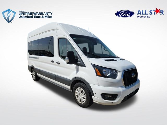 Oxford White 2025 Ford Transit Passenger Van Rear-Wheel Drive