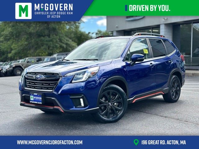 Sapphire Blue Pearl 2024 Subaru Forester SUV / Crossover All-Wheel Drive Continuously Variable Transmission