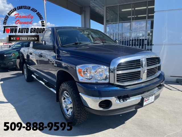 Patriot Blue Pearlcoat 2006 Dodge RAM 2500 SLT Mega Cab 4WD Pickup Truck Four-Wheel Drive 5-Speed Automatic