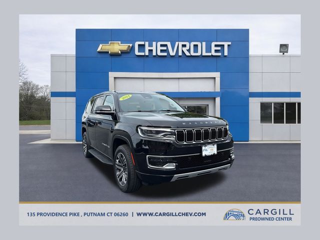 Diamond Black Crystal Pearlcoat 2024 Jeep Wagoneer Series II 4WD SUV / Crossover Four-Wheel Drive 8-Speed Automatic