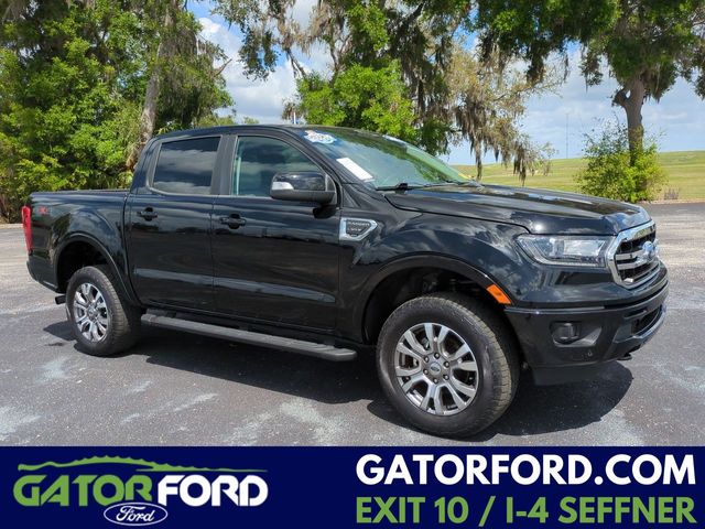 Shadow Black 2023 Ford Ranger Lariat SuperCrew 4WD Pickup Truck Four-Wheel Drive Automatic