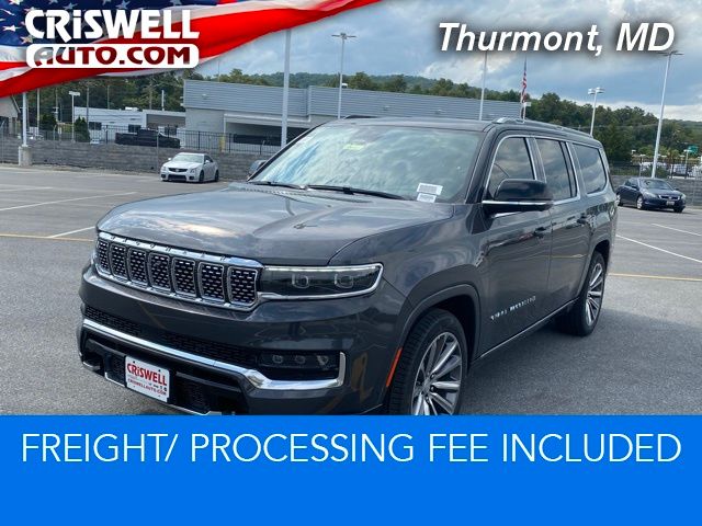 Gray Metallic 2024 Jeep Grand Wagoneer L 4WD SUV / Crossover Four-Wheel Drive 8-Speed Automatic