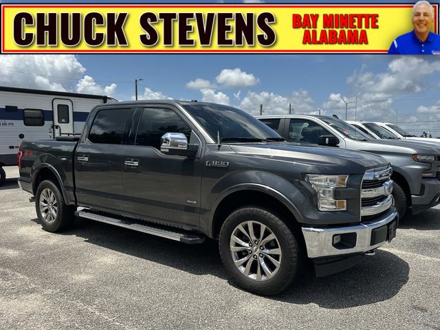 Gray (Magnetic) 2017 Ford F-150 Lariat SuperCrew 4WD Pickup Truck Four-Wheel Drive Automatic