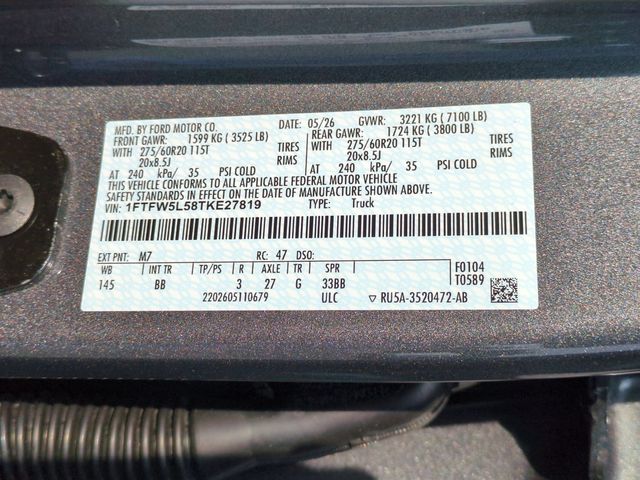 New 2026 Carbonized Gray Metallic Ford Lariat® image 34