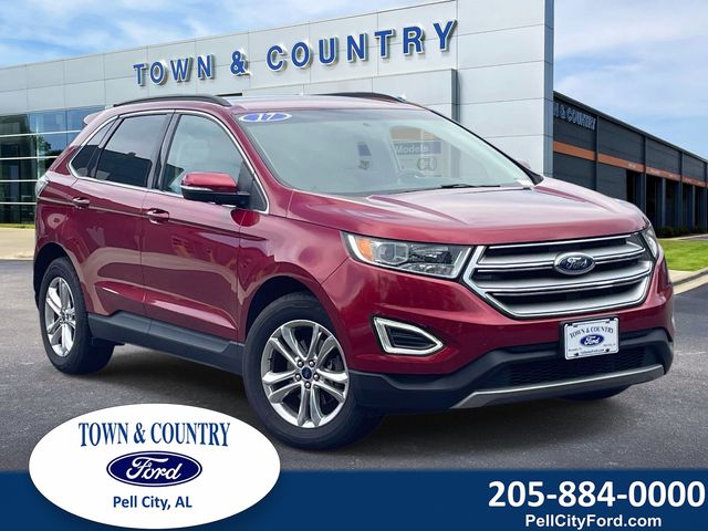 Ruby Red Metallic Tinted Clearcoat 2017 Ford Edge SUV / Crossover Front-Wheel Drive 6-Speed Automatic