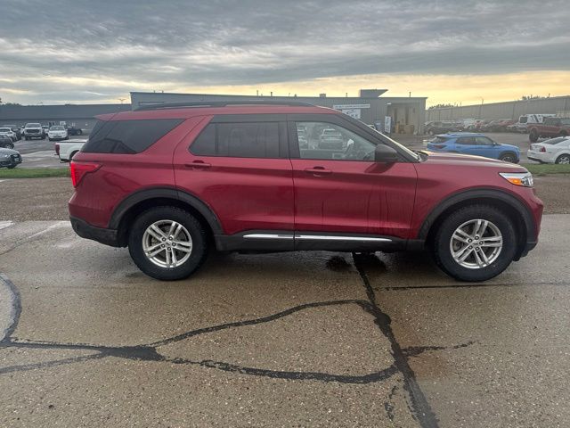 2021 Red Metallic Ford Explorer XLT 4X4 SUV