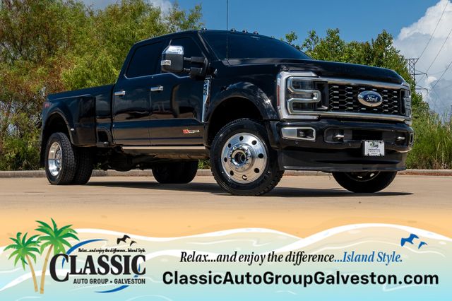Black Metallic 2024 Ford F-450 Super Duty Pickup Truck Four-Wheel Drive Automatic