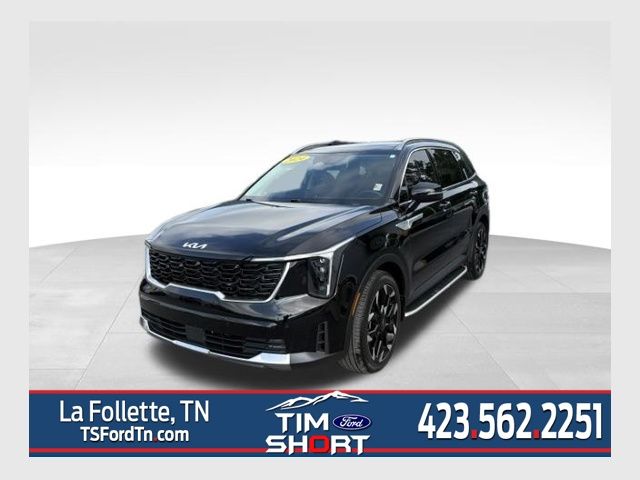 Ebony Black 2024 Kia Sorento SUV / Crossover Front-Wheel Drive 8-Speed Dual Clutch