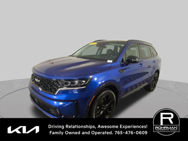 Sapphire Blue 2022 Kia Sorento SUV / Crossover All-Wheel Drive 8-Speed Dual Clutch