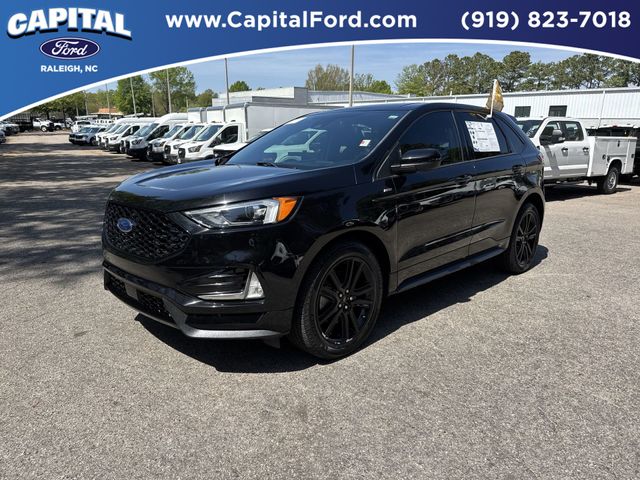 Agate Black Metallic 2022 Ford Edge ST Line AWD SUV / Crossover All-Wheel Drive 8-Speed Automatic