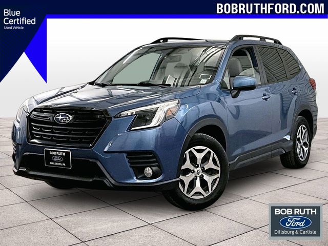 2022 Subaru Forester Premium Blue at Subaru and VW of Moon Township