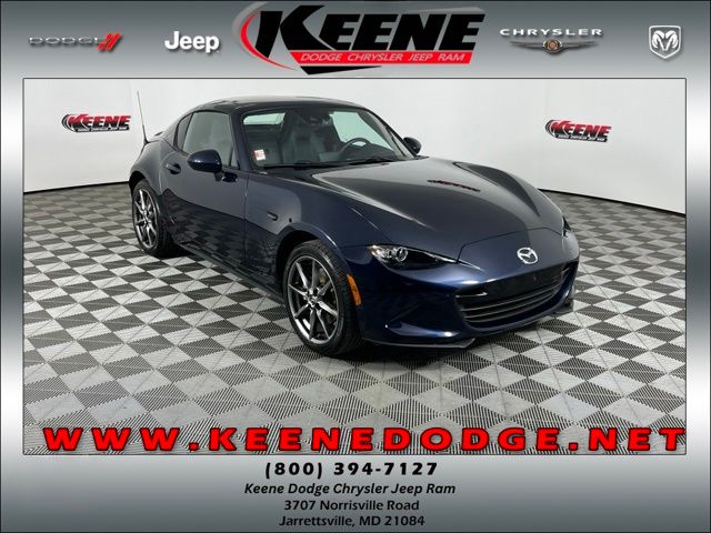 Deep Crystal Blue Mica 2022 Mazda MX-5 Miata Convertible Rear-Wheel Drive 6-Speed Manual