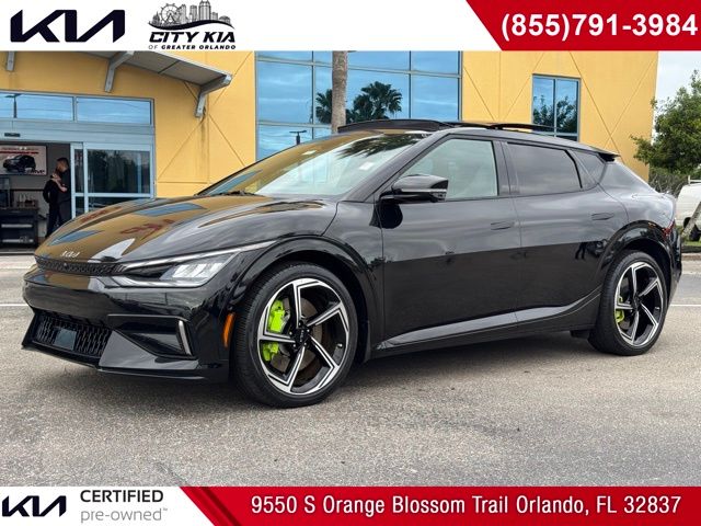 Aurora Black Pearl 2023 Kia EV6 GT AWD SUV / Crossover All-Wheel Drive 1-Speed Automatic