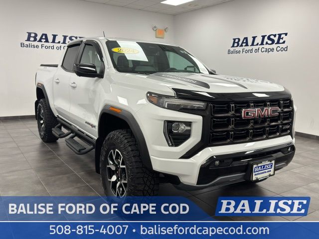 Summit White 2024 GMC Canyon Pickup Truck Four-Wheel Drive 8-Speed Automatic