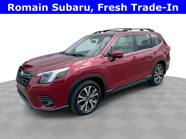 Crimson Red Pearl 2023 Subaru Forester Limited Crossover AWD SUV / Crossover All-Wheel Drive Continuously Variable Transmission