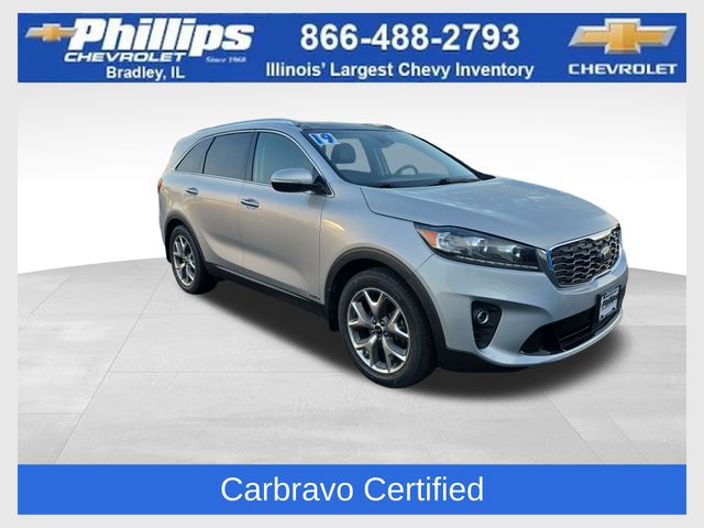 Sparkling Silver 2019 Kia Sorento SUV / Crossover All-Wheel Drive 8-Speed Automatic