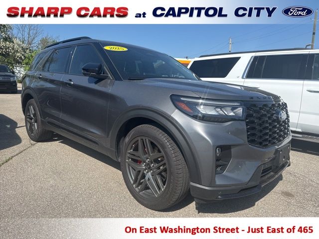 Gray Metallic 2025 Ford Explorer ST AWD SUV / Crossover All-Wheel Drive Automatic