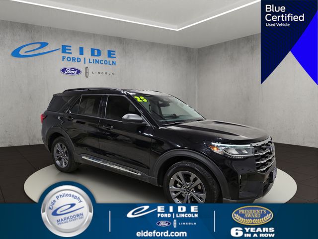 Agate Black Metallic 2025 Ford Explorer SUV / Crossover All-Wheel Drive Automatic