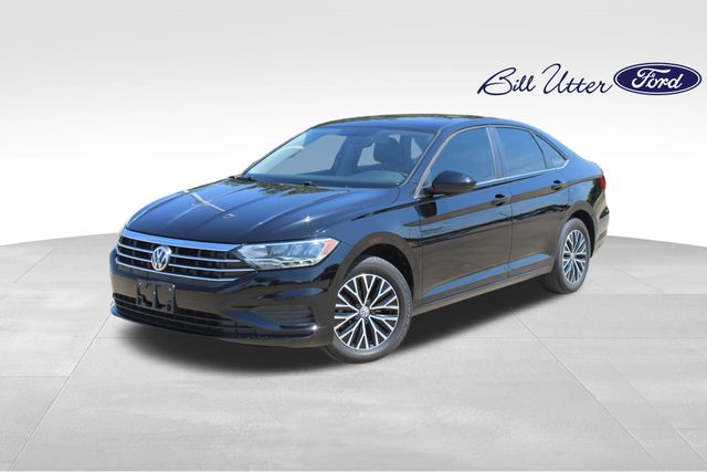 Black Uni 2021 Volkswagen Jetta Sedan Front-Wheel Drive 8-Speed Automatic