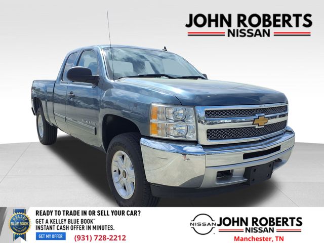 Blue Granite Metallic 2012 Chevrolet Silverado 1500 LT Extended Cab 4WD Pickup Truck Four-Wheel Drive 6-Speed Automatic Overdrive