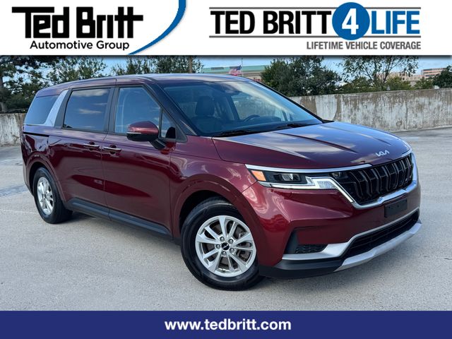 Flare Red 2022 Kia Carnival Minivan Front-Wheel Drive 8-Speed Automatic