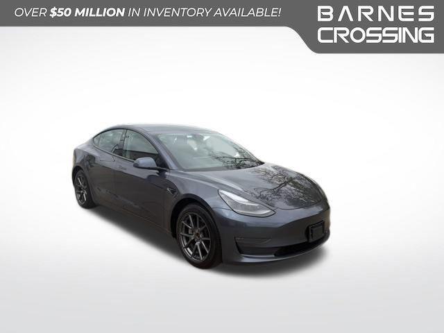 Gray 2022 Tesla Model 3 Long Range AWD Sedan All-Wheel Drive 1-Speed Automatic