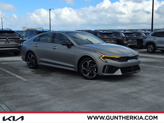 Steel Matte Gray 2025 Kia K5 GT-Line FWD Sedan Front-Wheel Drive 8-Speed Automatic