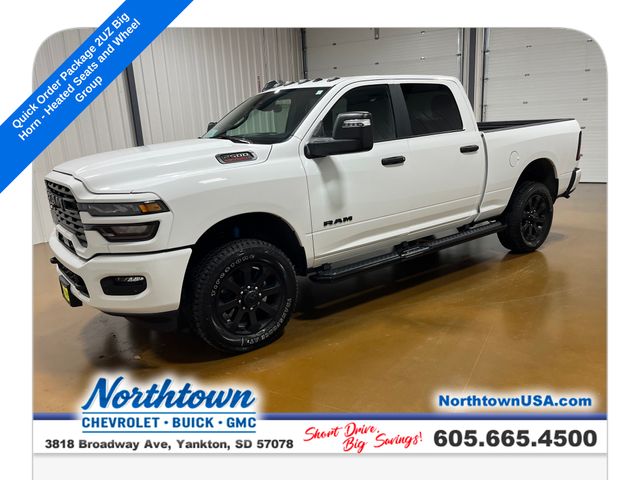 Bright White Clearcoat 2026 RAM 2500 Big Horn Crew Cab 4WD Pickup Truck Four-Wheel Drive 8-Speed Automatic