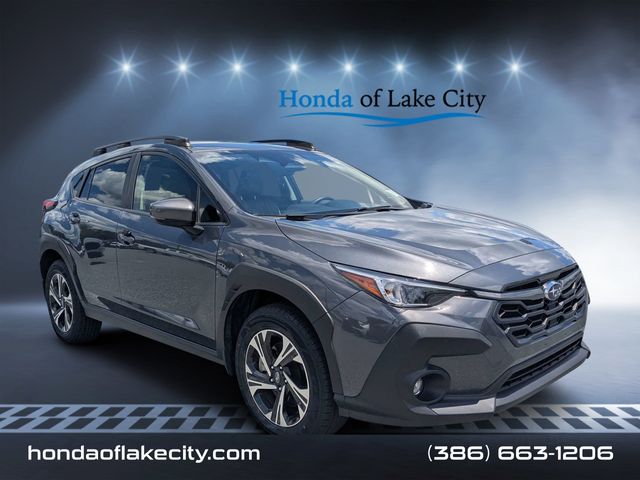 Magnetite Gray Metallic 2024 Subaru Crosstrek Premium AWD SUV / Crossover All-Wheel Drive Continuously Variable Transmission