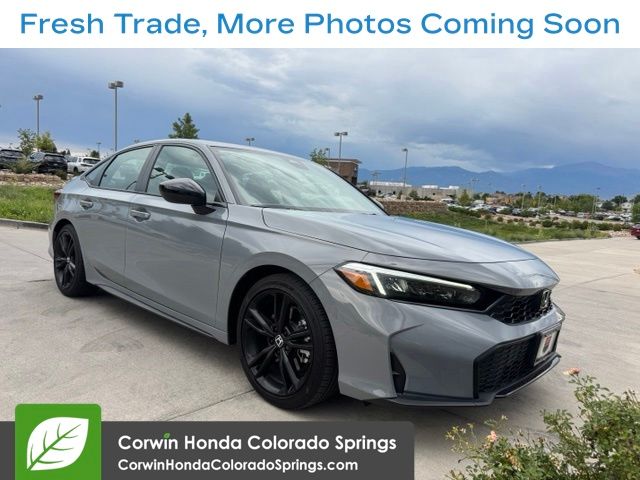 Urban Gray Pearl 2025 Honda Civic Sedan 6-Speed Manual