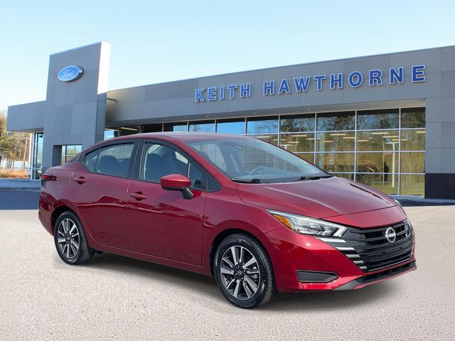 Red (Scarlet) 2025 Nissan Versa Sedan Front-Wheel Drive Continuously Variable Transmission