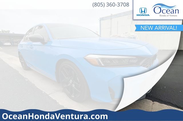 Boost Blue Pearl 2025 Honda Civic Hatchback Hatchback Front-Wheel Drive Continuously Variable Transmission