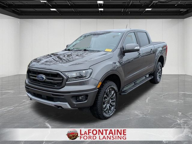 Gray (Magnetic) 2020 Ford Ranger Lariat SuperCrew 4WD Pickup Truck Four-Wheel Drive Automatic