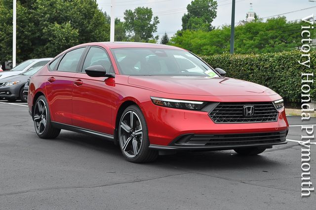 Radiant Red Metallic 2026 Honda Accord Hybrid Sedan Front-Wheel Drive Continuously Variable Transmission