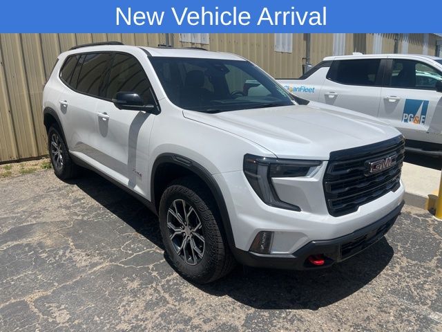 White Frost Tricoat 2025 GMC Acadia SUV / Crossover Four-Wheel Drive 8-Speed Automatic