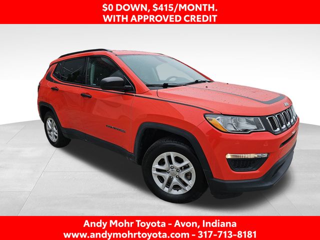 Spitfire Orange Clearcoat 2018 Jeep Compass Sport FWD SUV / Crossover Front-Wheel Drive 6-Speed Automatic