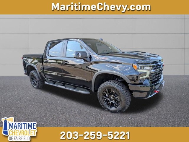 Black 2025 Chevrolet Silverado 1500 Pickup Truck Four-Wheel Drive Automatic