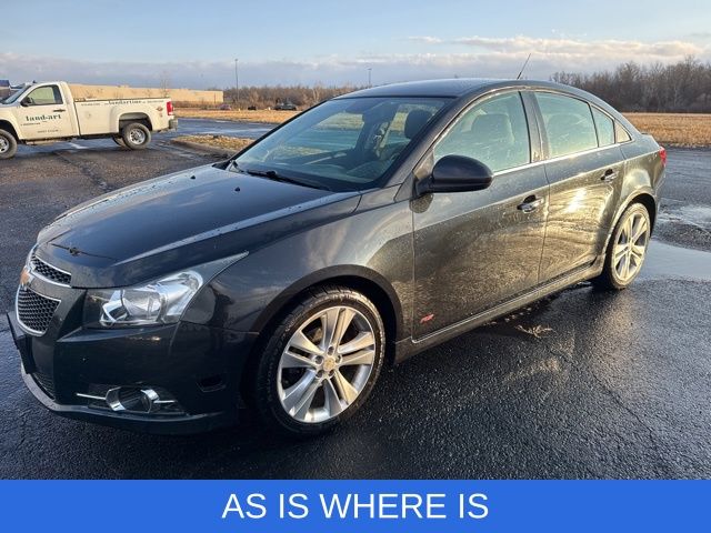 Black Granite Metallic 2012 Chevrolet Cruze LTZ Sedan FWD Sedan Front-Wheel Drive 6-Speed Automatic Overdrive