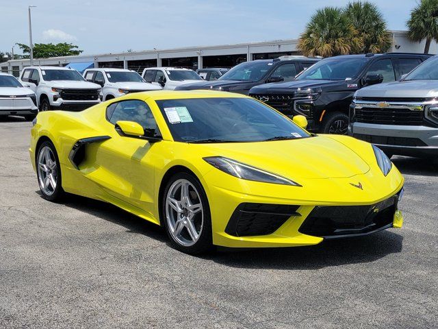 Yellow Metallic 2024 Chevrolet Corvette Coupe Rear-Wheel Drive 8-Speed Dual Clutch